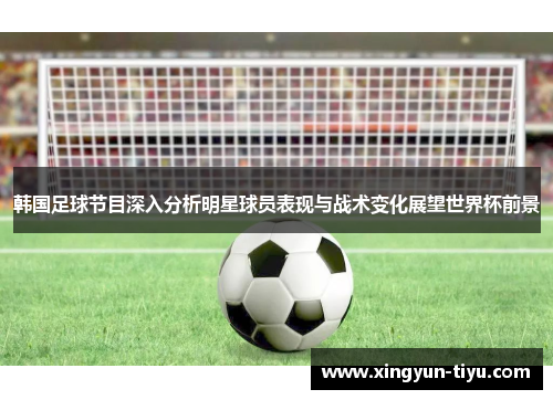 韩国足球节目深入分析明星球员表现与战术变化展望世界杯前景